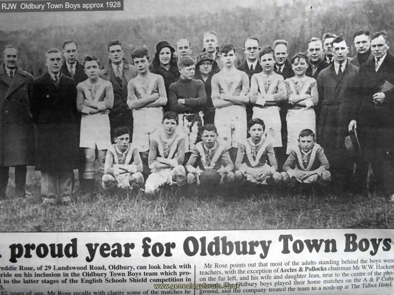 Odbury Town boys approx 1928