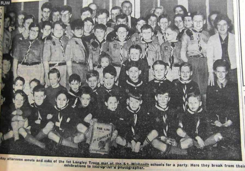 Langley 1st - 49th Birmingham Scouts 1959 ish