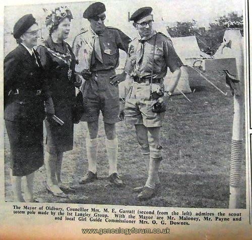 Rood End Sea Scouts at the Antartica Jamboree 1964