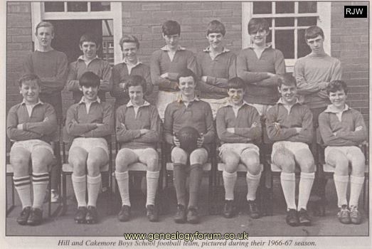 Hill and Cakemore - Boys School Football Team