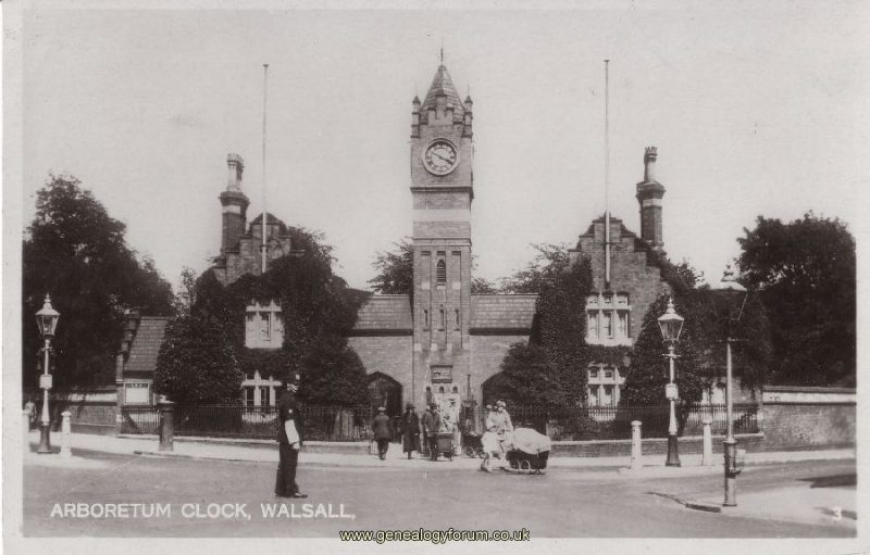 Walsall - Arboretum Clock  1920's