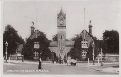 Walsall - Arboretum Clock  1920's