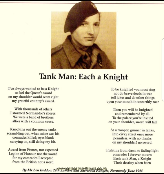 Leonard Beddow - poet