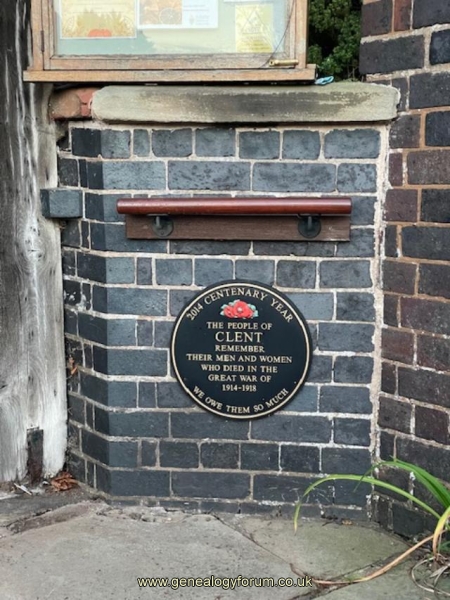 A4 - The People of Clent Centenary Year