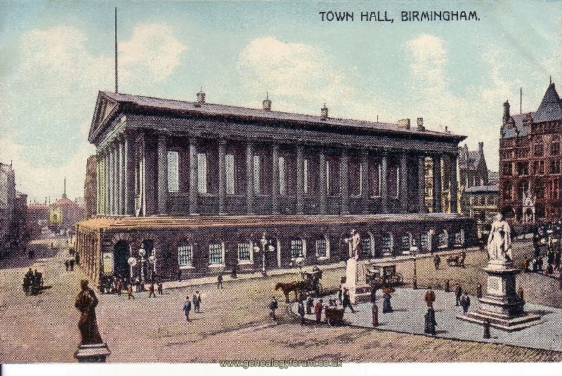 Birmingham - Town Hall  C1905