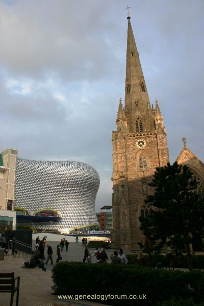 Birmingham - Selfridge's and St Martin's Church