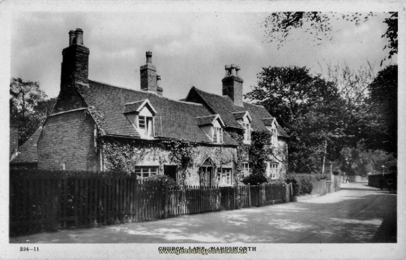 Birmingham - Handsworth, Church Lane C1914