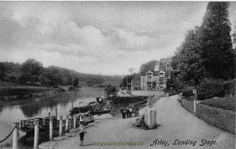Arley - Landing Stage  (franked 1910)