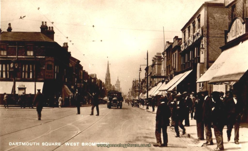 West Bromwich - Dartmouth Square  C1915