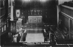 West Bromwich - Christ Church (interior) now demolished