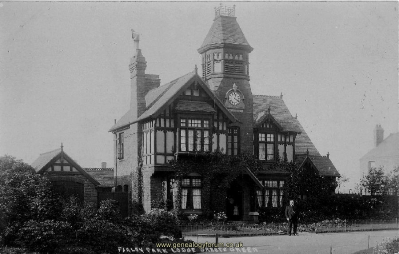 West Bromwich -  Greets Green, Farley Park Lodge 1900's