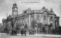 009b Smethwick - New Council House (franked Dec 1907)