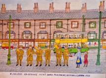 A Jobless Ex-Service men's Band following Demobilization