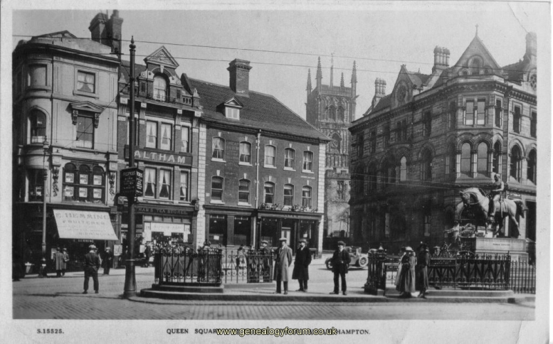 Wolverhampton - Queens  Square and St Peters Tower