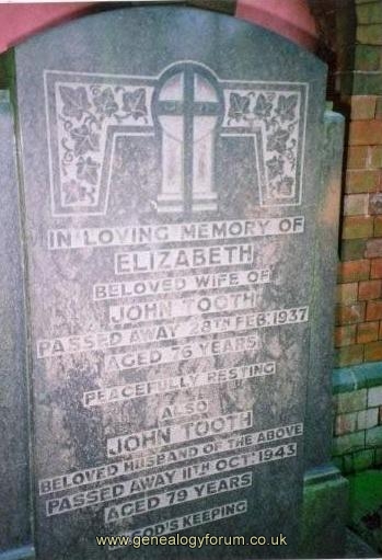 John and Elizabeth Tooth