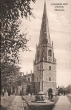 Masham - Cenotaph and Church