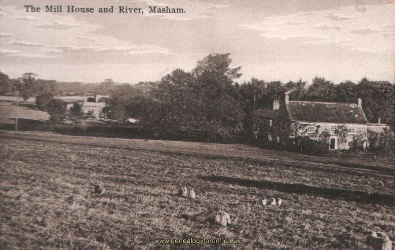 Masham - The Mill House and River