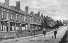 005c Langley - Vicarage Street (franked 1907)