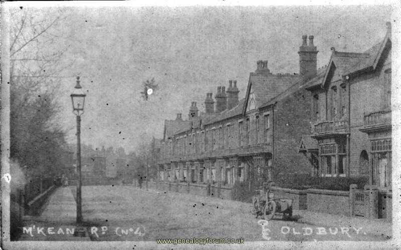 006b Oldbury - McKean Road (franked 1920)