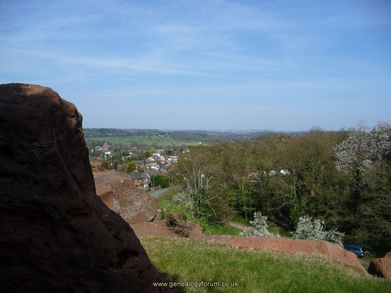005bb Kinver - View from Rock Houses