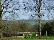 005bd Kinver - View from St Peter's towards Clent