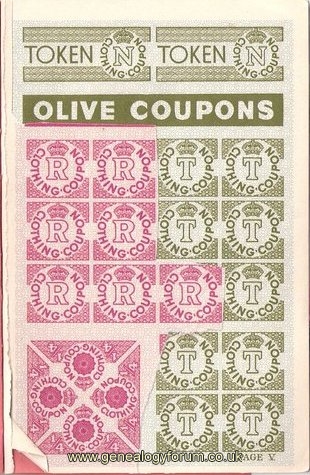 Clothing Ration Book and Coupons 1947 -1948