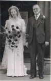 Margaret Haynes and father Edgar Haynes 1950