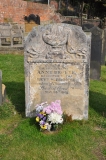 Scarborough - Memorial stone of Anne Bronte