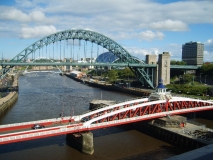Newcastle on Tyne - View from Stephenson High Level Bridge