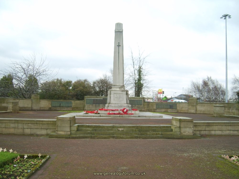 Cheshire - Warrington (formally Lancashire) Cenotaph