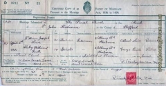 Ruby Millicent Smith/William Joseph Lowe (Marriage)