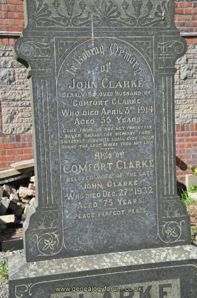 Clark - John, Comfort