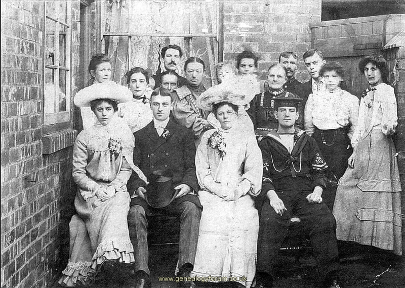 Emma Guest - Frederick Herbert Ryder - Marriage Party - 26 Causeway Green Road - Oldbury - 1905