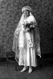 Daisy Marion Morgan (1908 - 1988) - Wedding Dress - Moyhu, Victoria, Australia - 1932