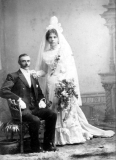 Lucy Eliza Hillier - Walter Morris Ricketts - Wedding - Victoria, Australia - 1900