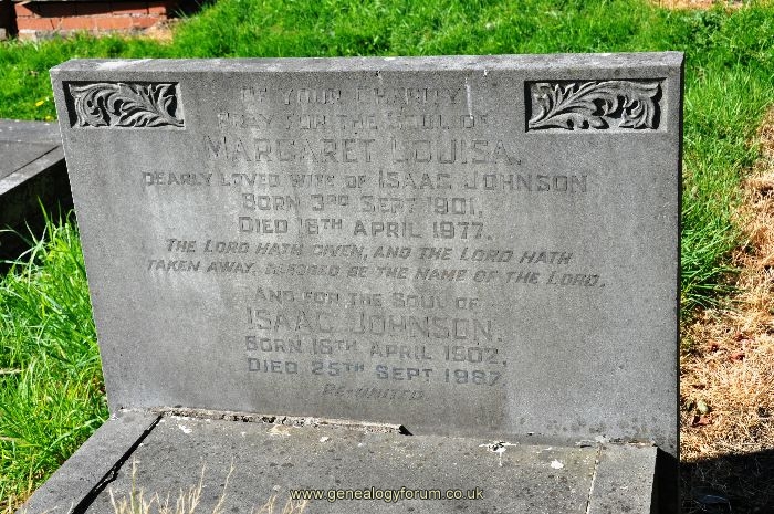 Johnson - Margaret, Isaac