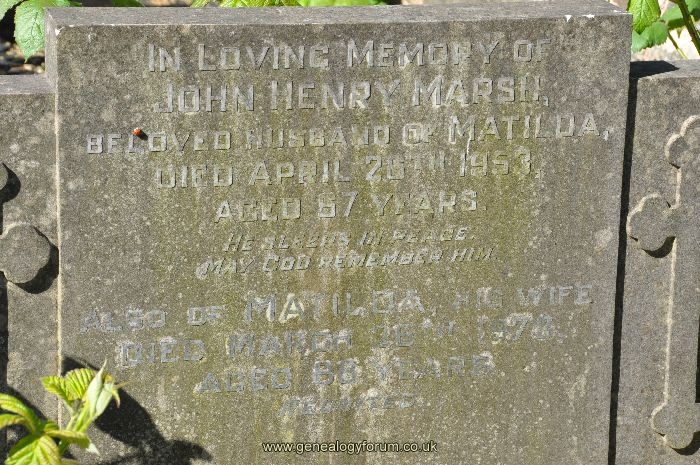 Marsh - John, Matilda