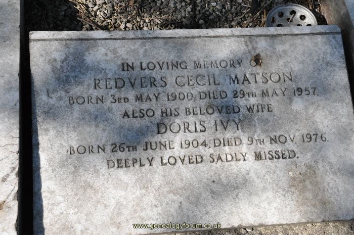 Matson - Redvers, Doris