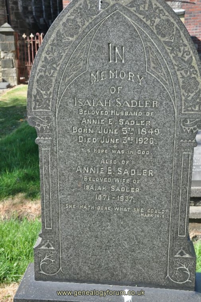 Sadler - Isaiah, Annie