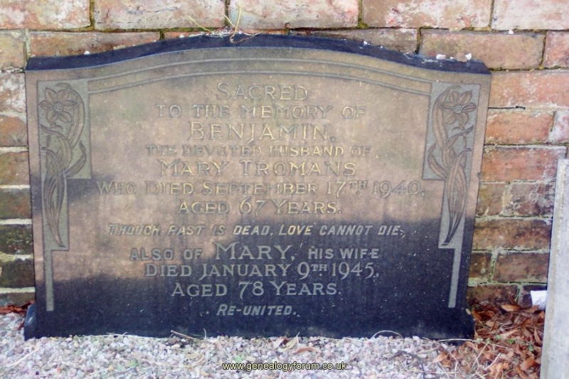 Benjamin & Mary Tromans