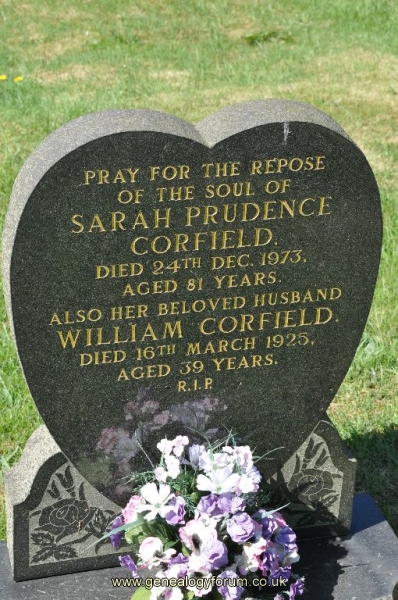 Corfield - William, Sarah