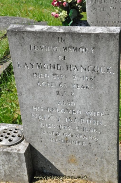 Hancock - Raymond, Nancy