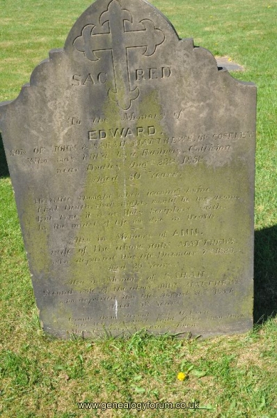 Matthews - Edward, Ann, Sarah