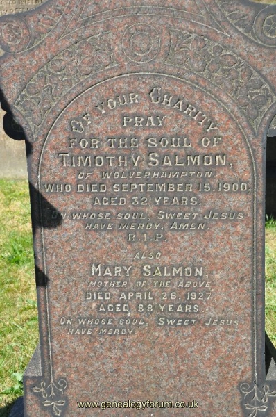Salmon - Timothy, Mary