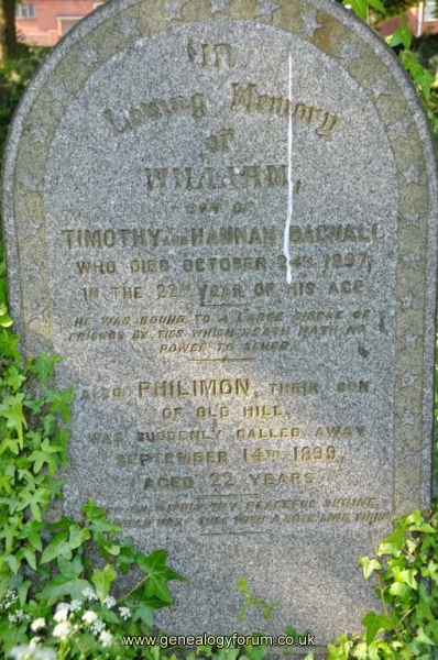 Bacnall - bro William, Philimon