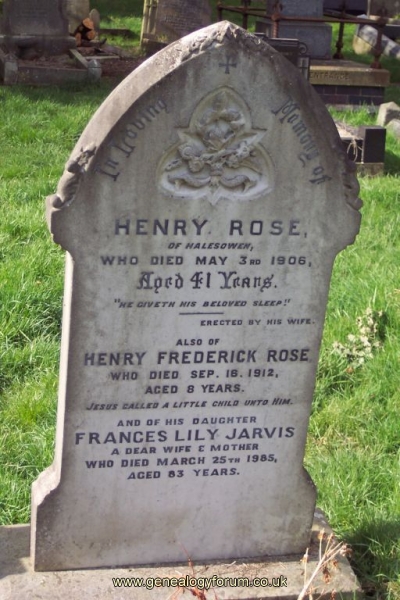 Henry Rose of Halesowen