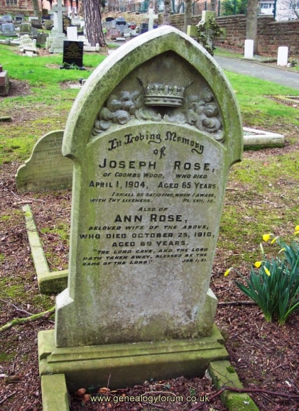 Joseph Rose of Coombs Wood