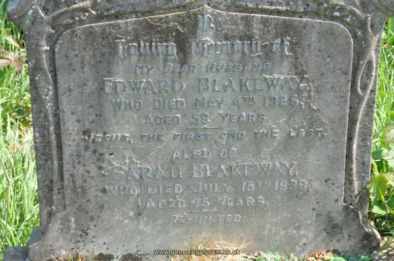 Blakeway - Edward, Sarah