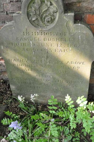 Bushell - Samuel, Nancy & son William