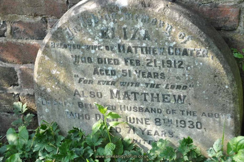 Chater - Matthew, Eliza